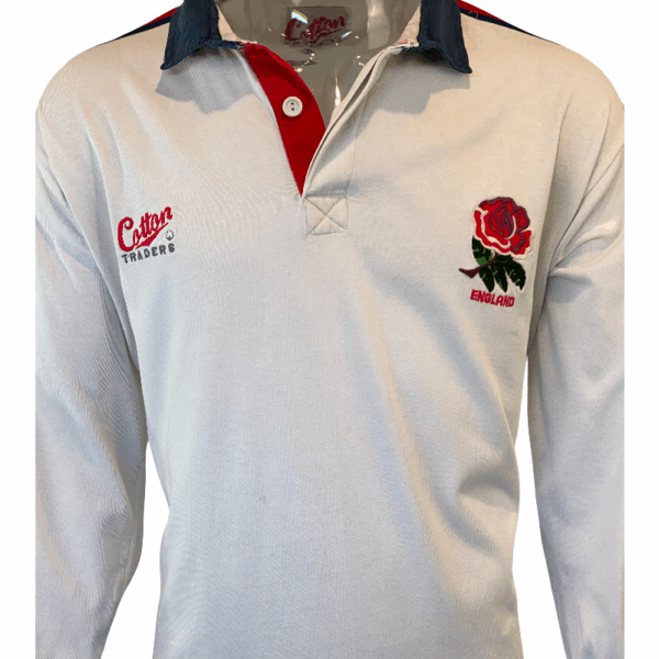 1993 England Long Sleeve Jersey - Image 2