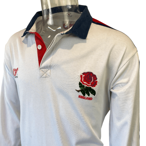 1993 England Long Sleeve Jersey - Image 3