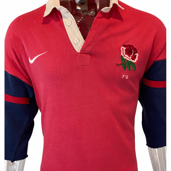 1998 England Sevens Players Jersey - Image 2