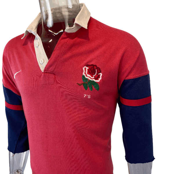 1998 England Sevens Players Jersey - Image 3